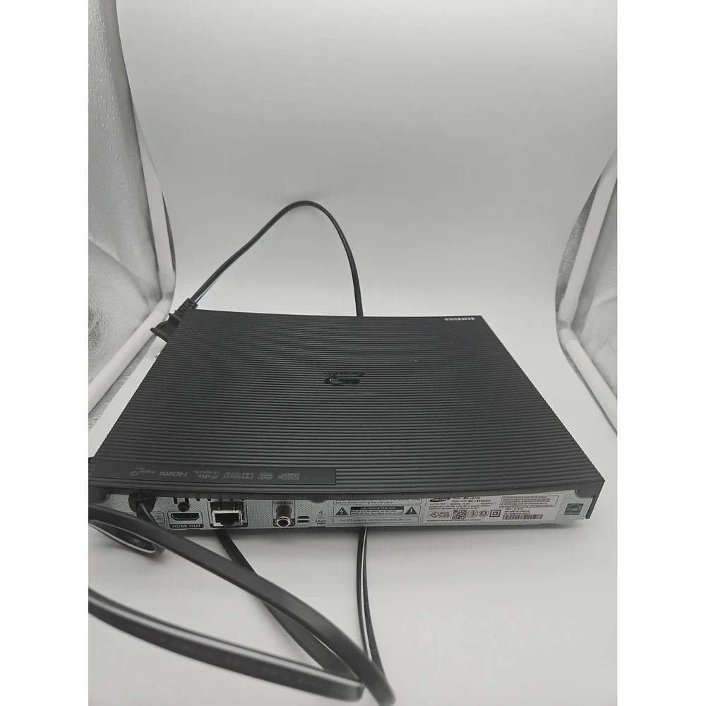 Samsung BD-J5100 Streaming Blu-ray DVD Player 1080p HDMI USB No Remote / TESTED